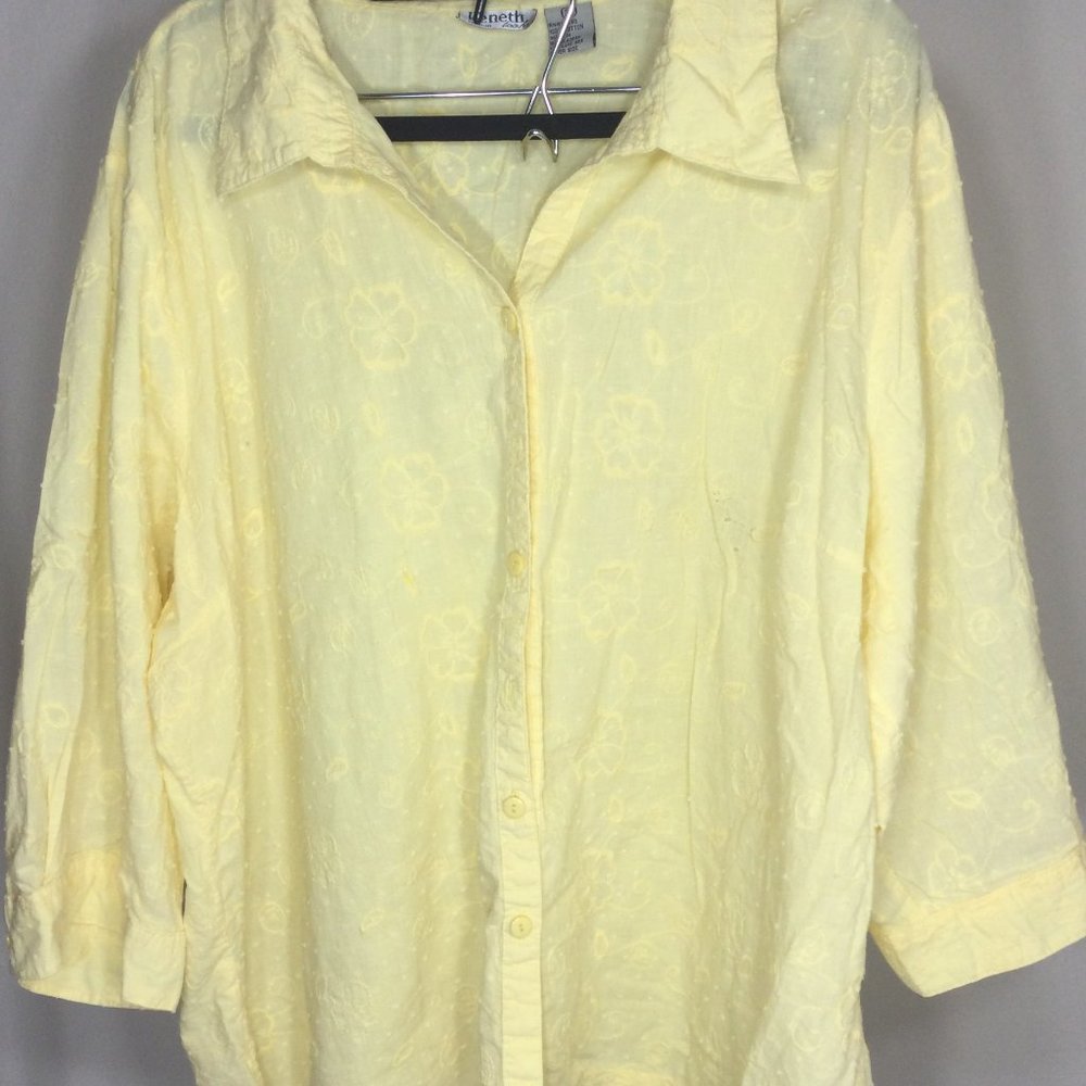 Floral Yellow Blouse